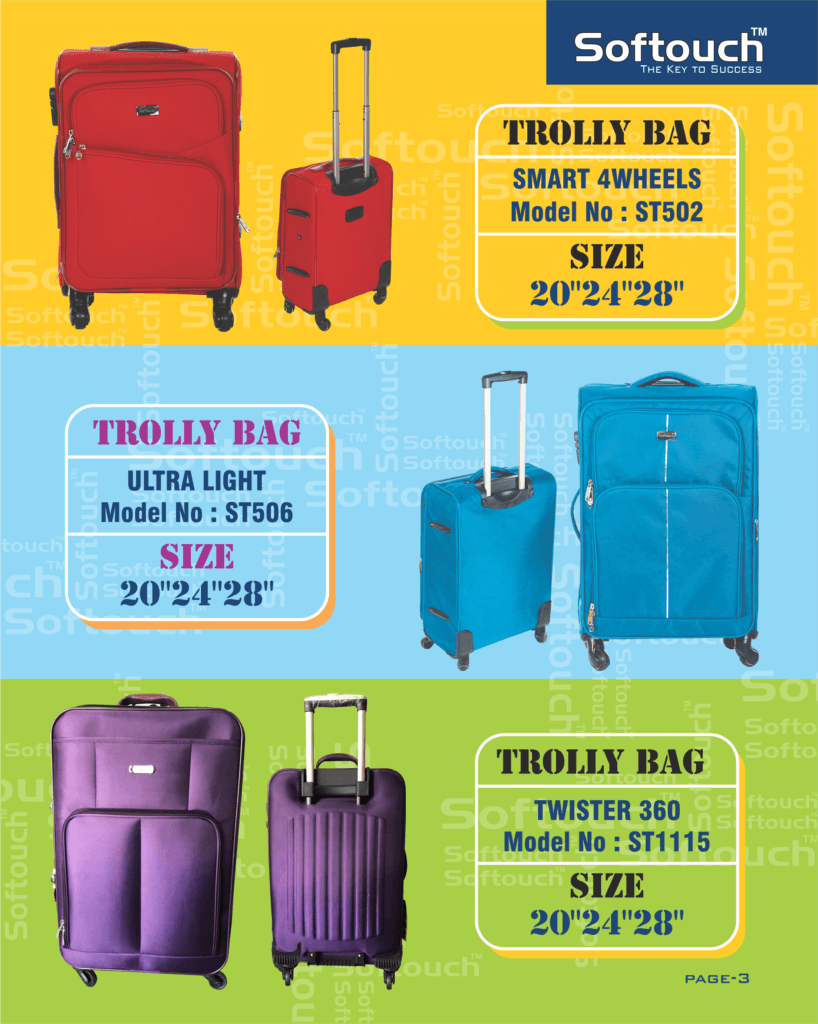Softouch Backpacks Catalog Page 3